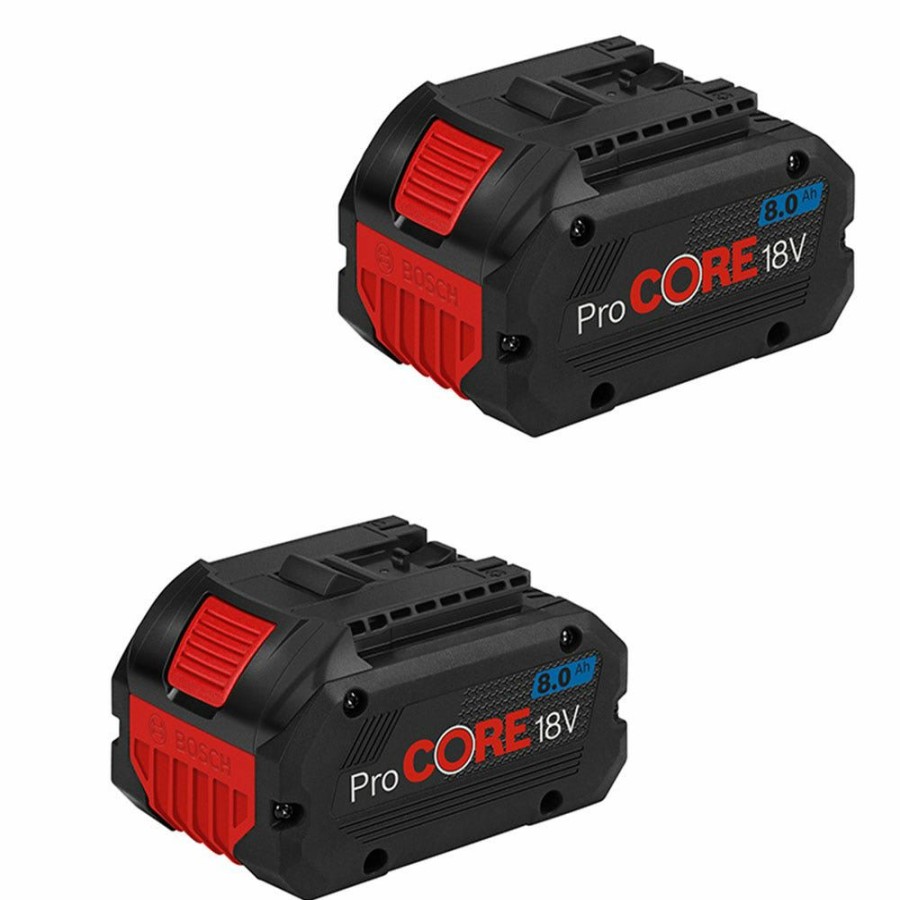 Home * | Half Price Bosch 18V 2 X 8.0Ah Procore18V Battery Kit 0615990M2E