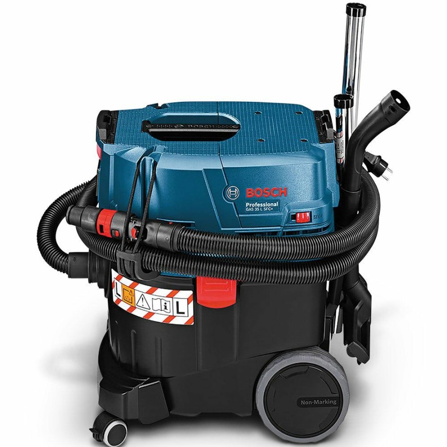 Home * | Excellent Bosch 1380W 35L L-Class Wet/Dry Vacuum Extractor Gas 35 L Sfc+