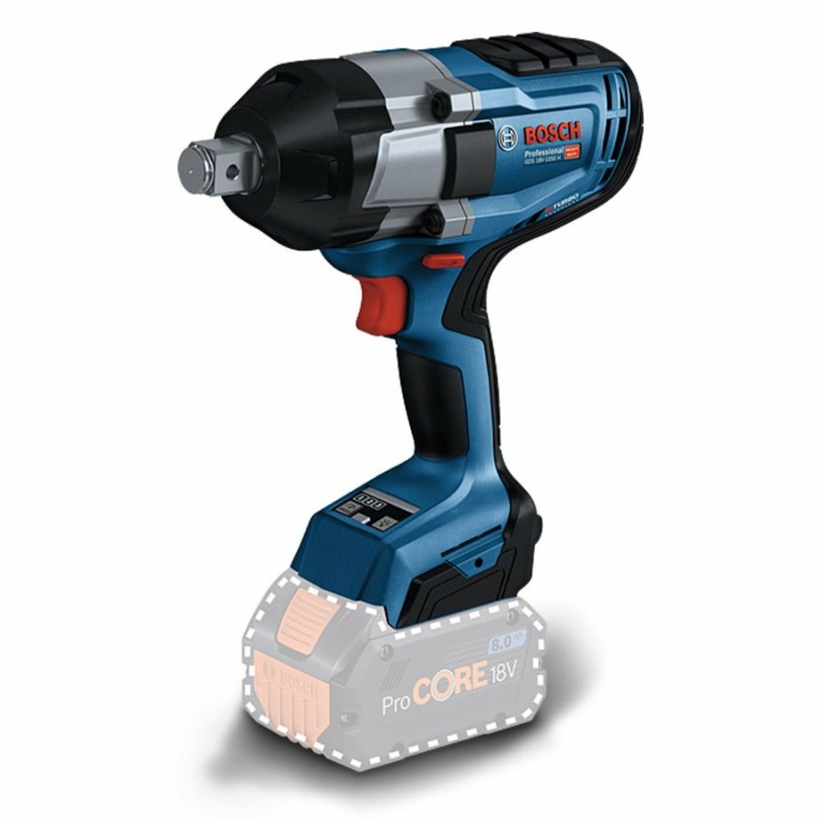 Home * | Best Price Bosch 18V Biturbo Brushless 3/4Inch Impact Wrench Skin Gds 18V-1050 H 06019J8500