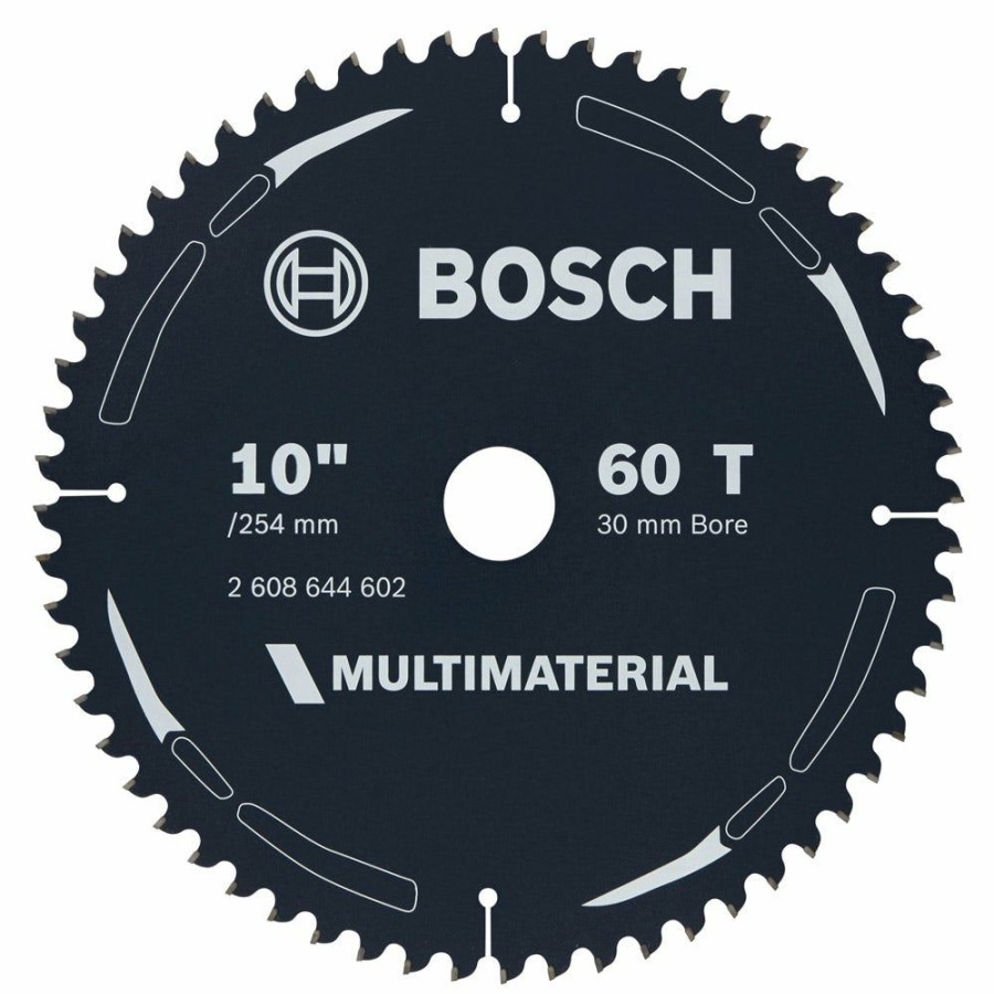 Home * | Discount Prices Bosch 254Mm 60T Tct Circular Saw Blade For Multi-Purpose Cutting Multimaterial