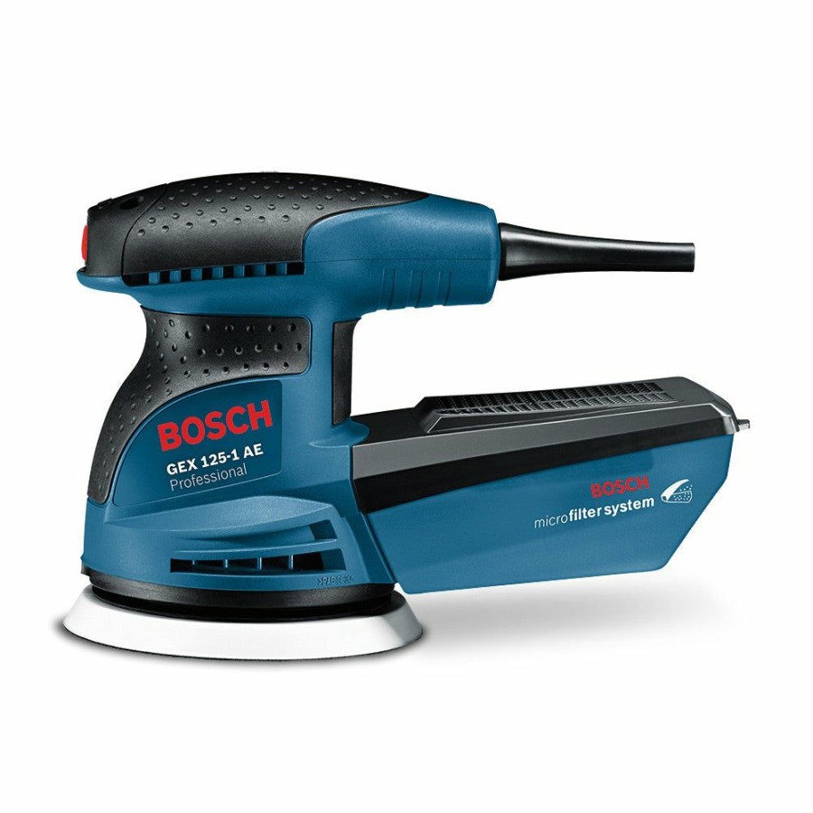 Home * | Online Discount Bosch 250W 125Mm Random Orbital Sander 0601387540