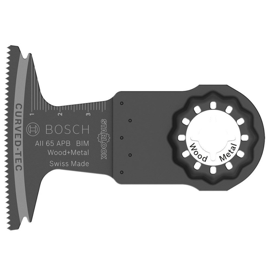 Home * | Excellent Bosch 65 X 40Mm Bi-Metal Multi-Tool Plunge Blade For Wood & Metal Cutting Starlock 5 Piece