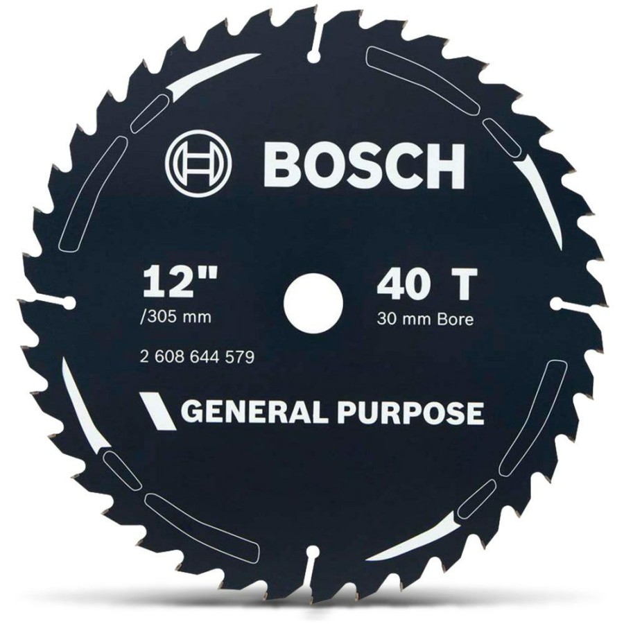 Home * | Half Price Bosch 305Mm 40T Tct Circular Saw Blade For Wood Cutting General Purpose