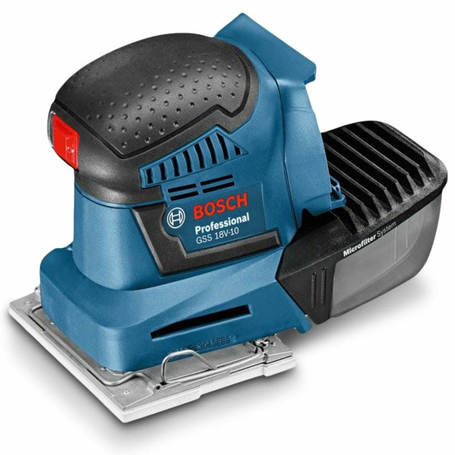 Home * | Discount Prices Bosch 18V 1/4 Sheet Orbital Sander Skin Gss 18V-10 06019D0241