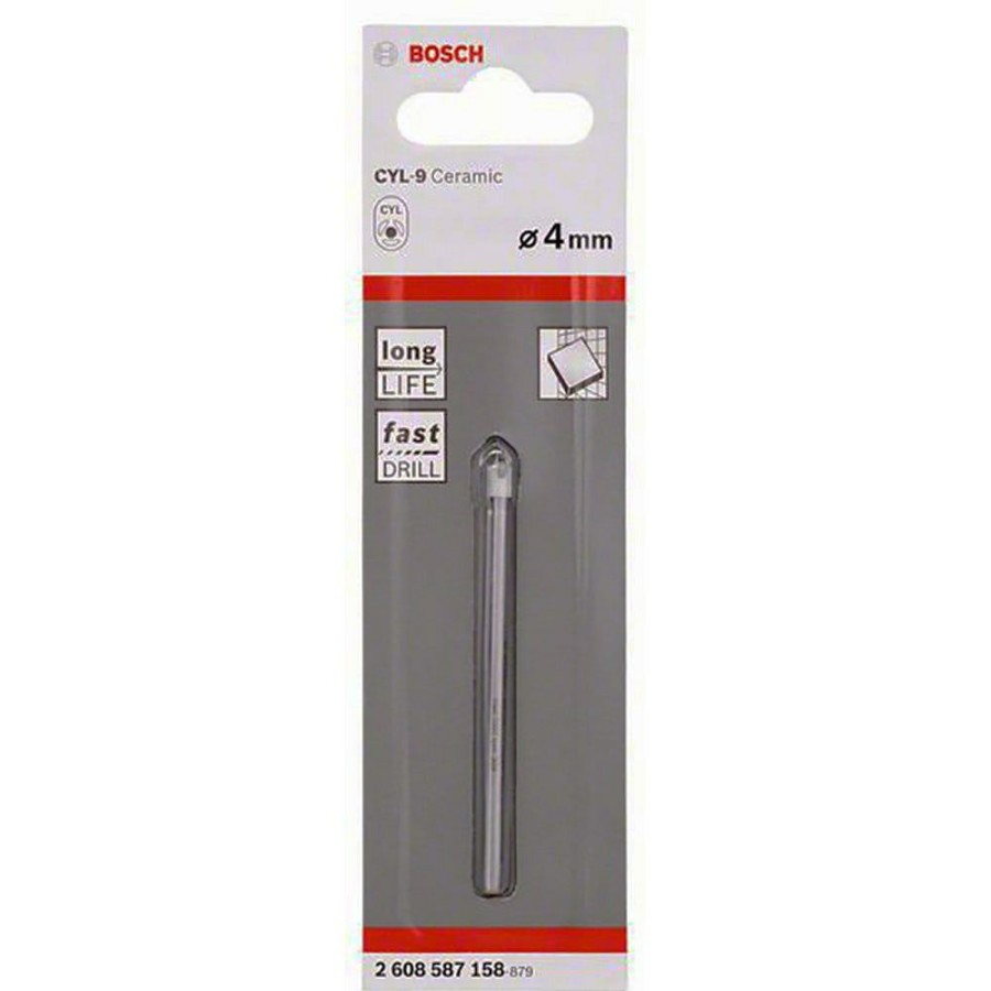 Home * | Discount Store Bosch 4.0 X 70Mm Tct Glass & Tile Drill Bit Cyl-9 Ceramic