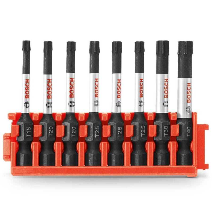 Home * | Radiant Model Bosch T15-T40 Torx Power Screwdriver Bits Impact Tough 8 Piece