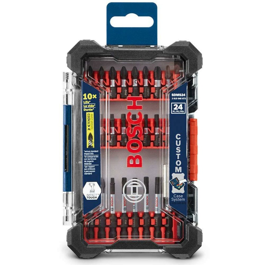 Home * | The Latest Fashion Bosch Impact Screwdriver Bit Set Impact Tough 24 Piece