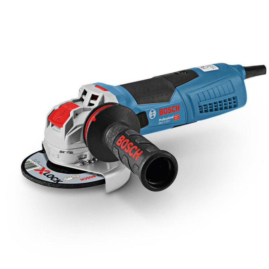 Home * | Discount Prices Bosch X-Lock? 1700W 125Mm Angle Grinder Gwx 17-125 T 06017C5042