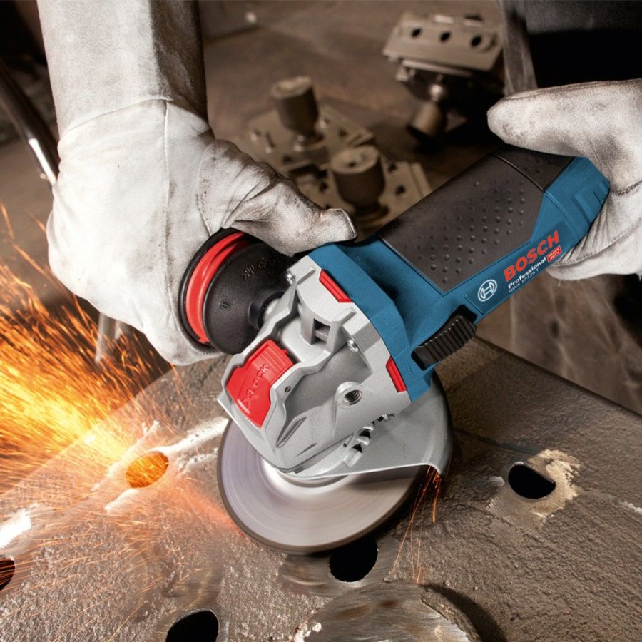 Home * | Discount Prices Bosch X-Lock? 1700W 125Mm Angle Grinder Gwx 17-125 T 06017C5042