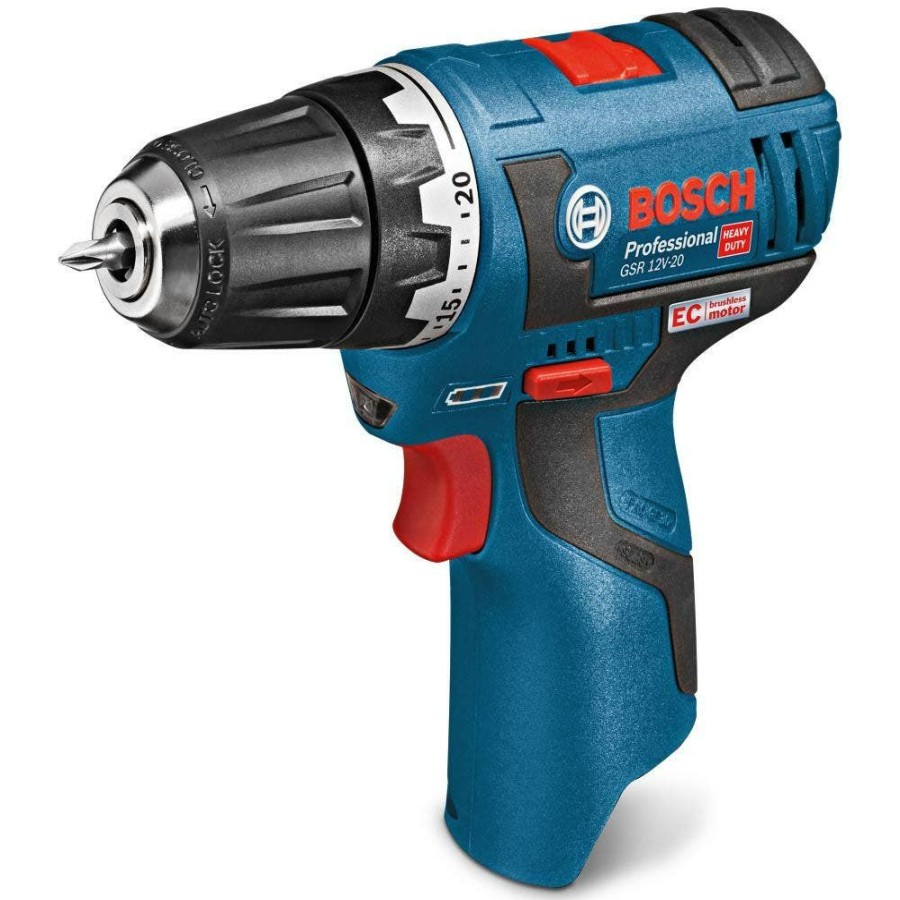 Home * | Discount Prices Bosch 12V Brushless Combi Drill/Driver Skin Gsr 12V-20 06019D4002