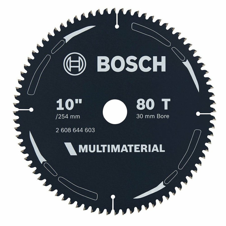 Home * | Brilliant Design Bosch 254Mm 80T Tct Circular Saw Blade For Multi-Purpose Cutting Multimaterial