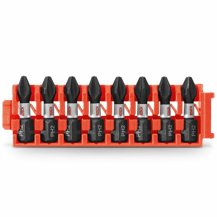 Home * | Typical Style Bosch Ph2 Phillips Insert Screwdriver Bits Impact Tough 8 Piece