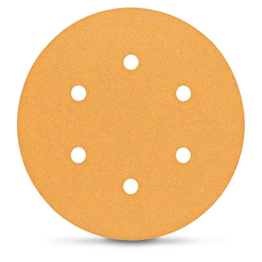 Home * | Special Style Bosch 150Mm 240-Grit 6-Hole Hook & Loop Sanding Disc For Wood & Paint C470 5 Piece