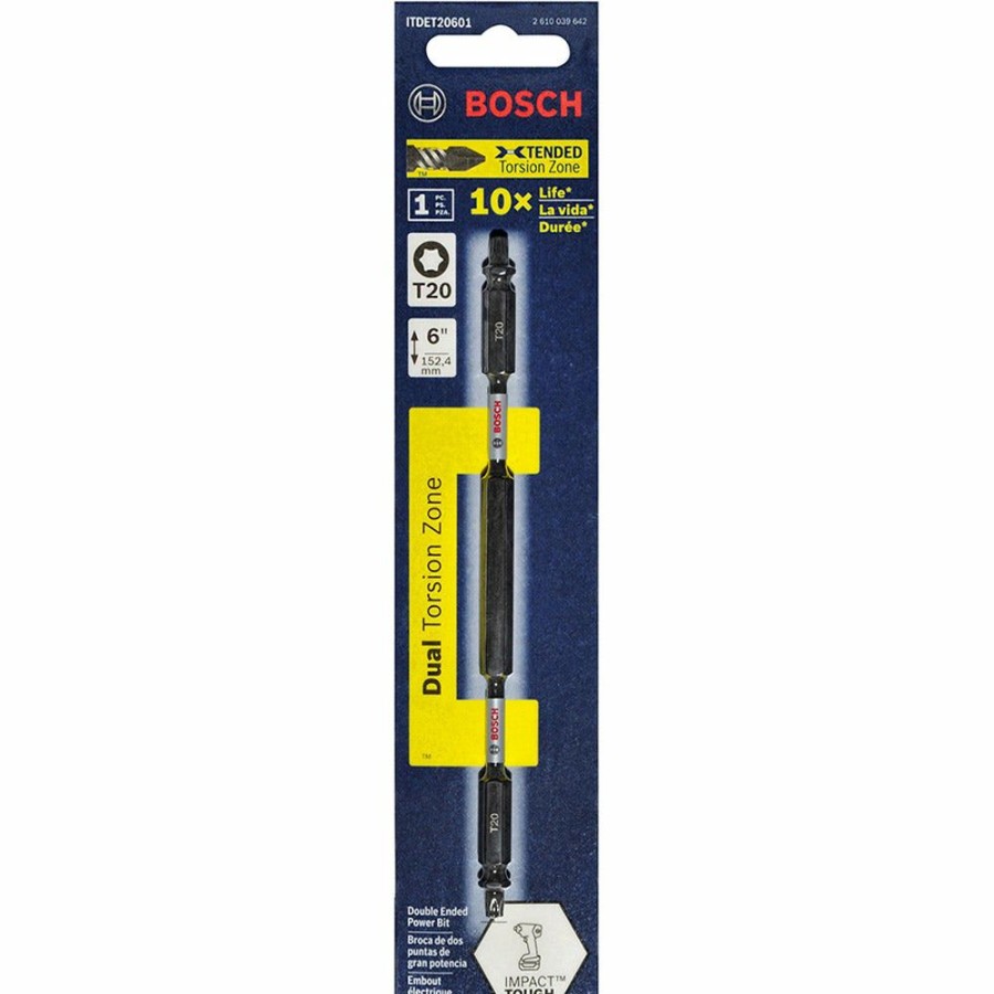 Home * | Promotions Bosch T20 X 150Mm Torx Double-Ended Power Impact Screwdriver Bit Impact Tough