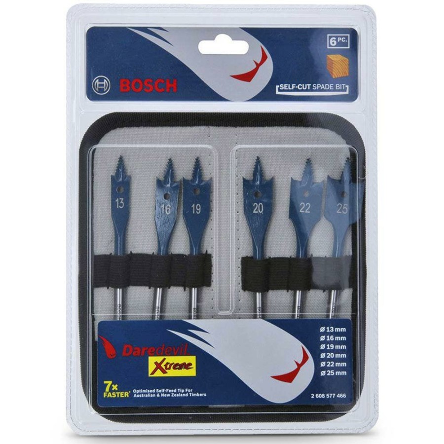 Home * | Best Price Bosch 13-25Mm Spade Bit Set Daredevil Xtreme 6 Piece