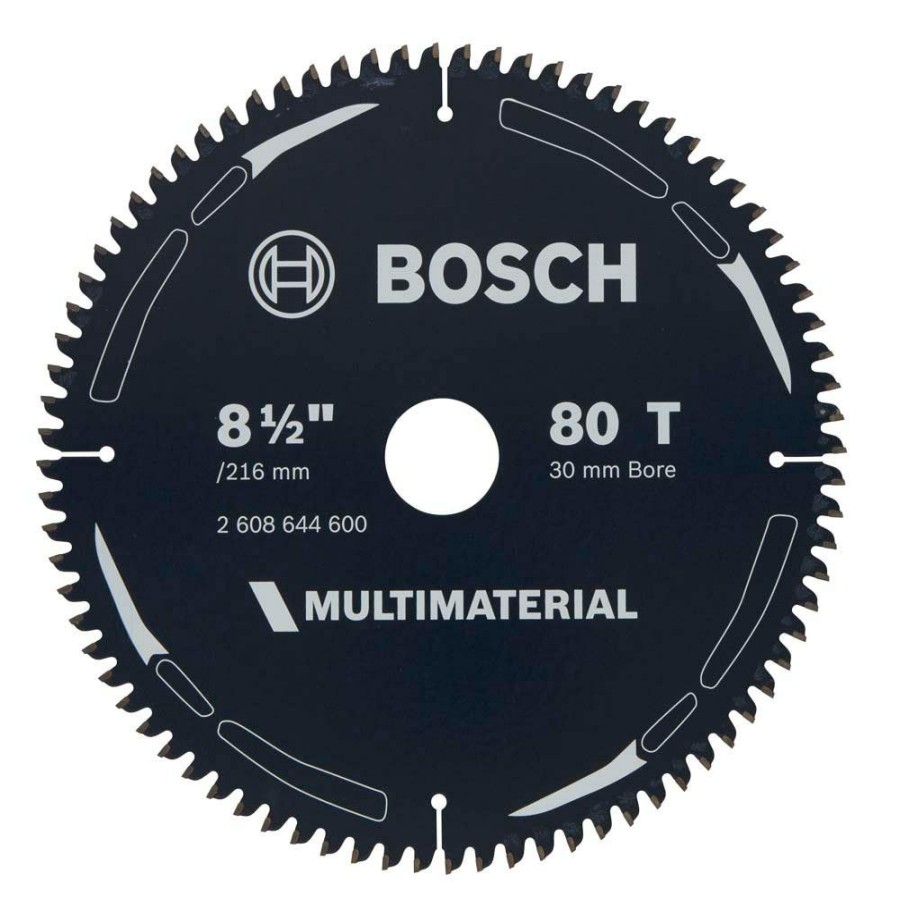 Home * | Fantastic Model Bosch 216Mm 80T Tct Circular Saw Blade For Multi-Purpose Cutting ?C Multimaterial 2608644600