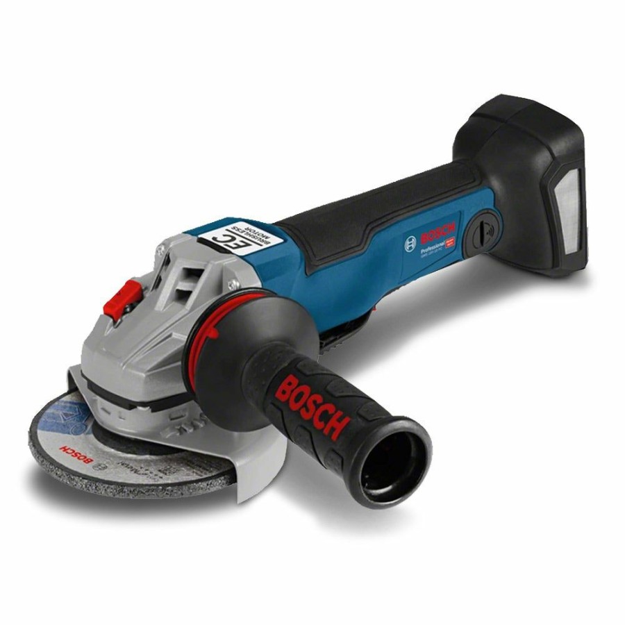 Home * | 30%-70% Off Bosch 18V Brushless 125Mm Paddle Switch Angle Grinder Gws 18V-10 Pc 06019G3E0A