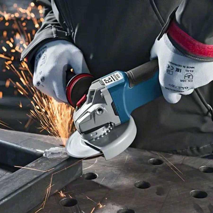 Home * | 30%-70% Off Bosch 18V Brushless 125Mm Paddle Switch Angle Grinder Gws 18V-10 Pc 06019G3E0A