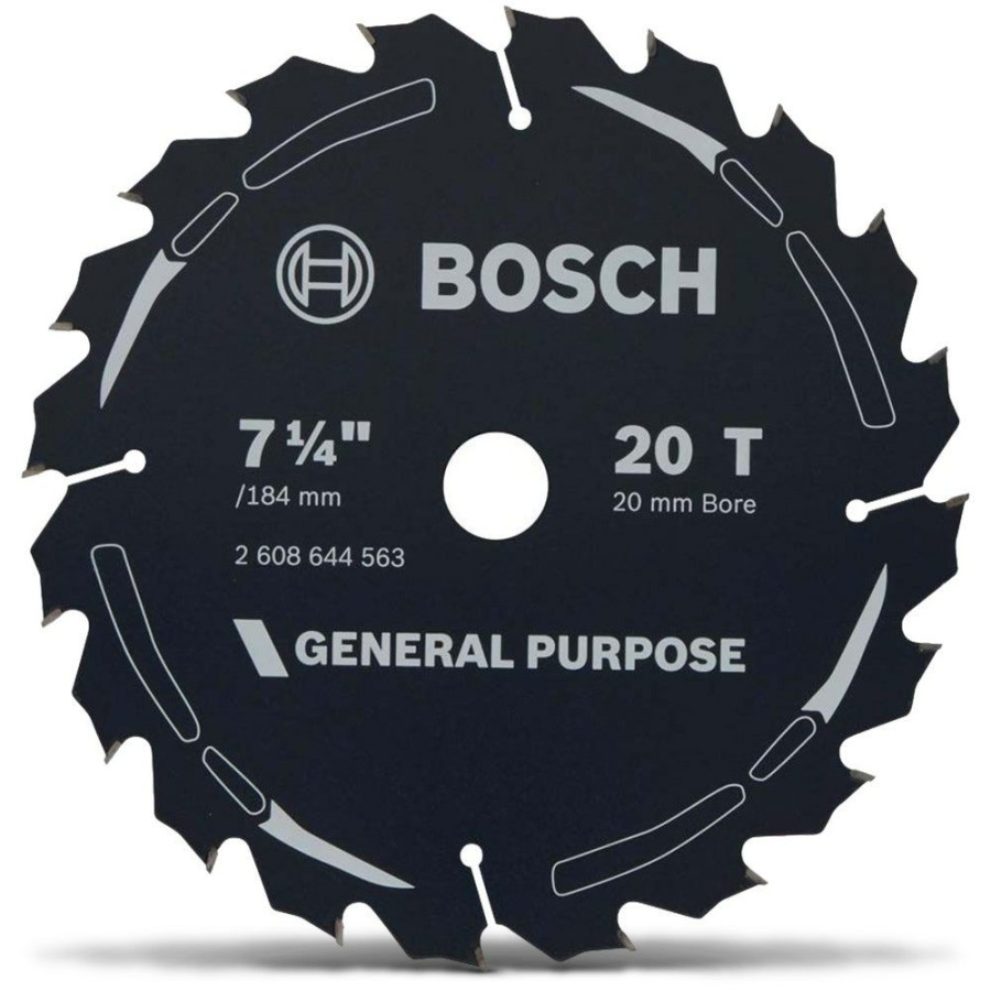 Home * | Lower Selling Prices Bosch 184Mm 20T Tct General Purpose Circular Saw Blade