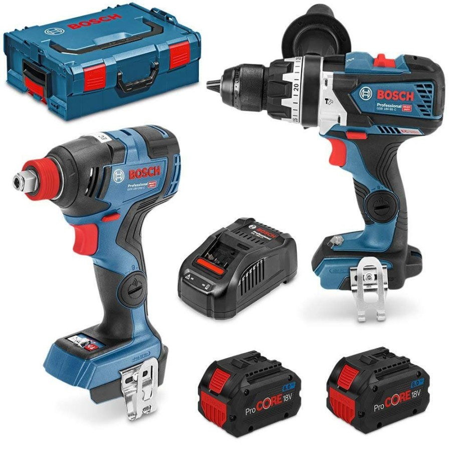 Home * | Hot Sell Bosch Procore18V Brushless 2 Piece 2 X 8.0Ah Combo Kit 0615990L24