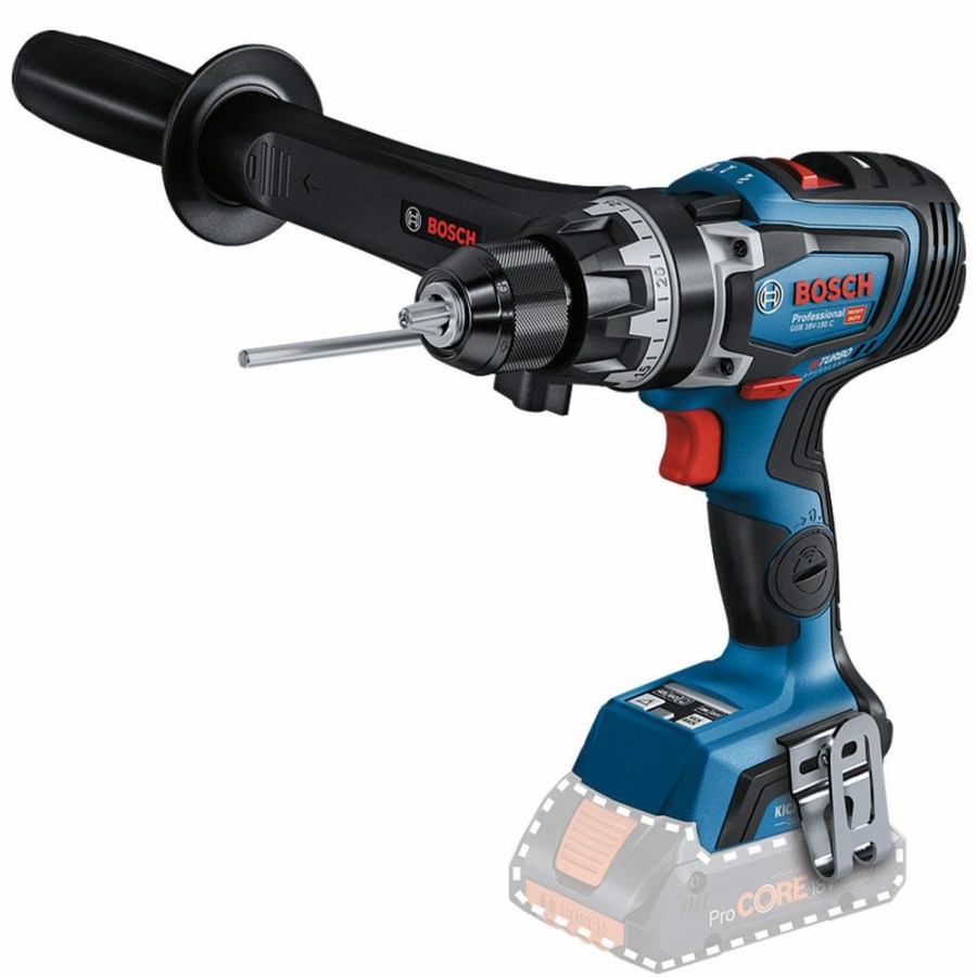 Home * | Brilliant Design Bosch 18V Biturbo Brushless 13Mm Hammer Drill Skin Gsb 18V-150 C 0615990M9U