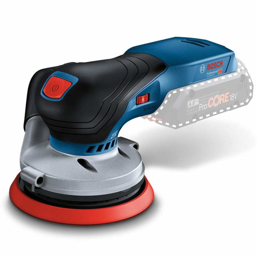 Home * | Clearance Bosch 18V Brushless 125Mm Random Orbital Sander Skin Gex 18V-125 0601372241