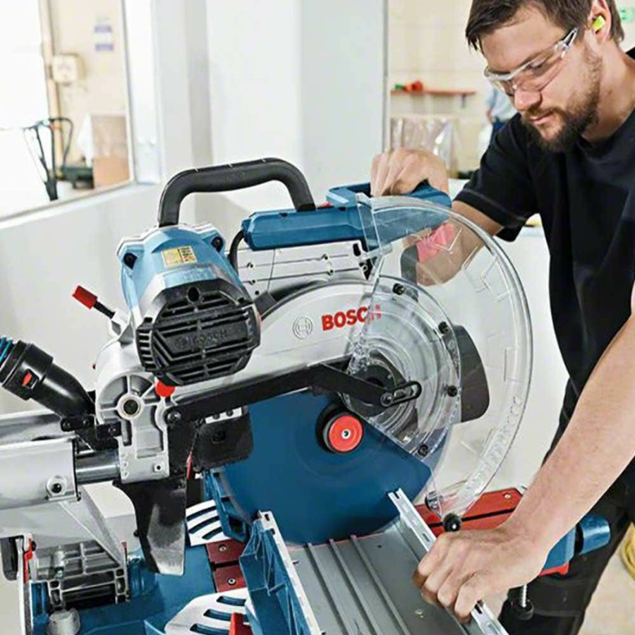 Home * | Discount Prices Bosch 1800W Compound Sliding Mitre Saw Gcm12Sde