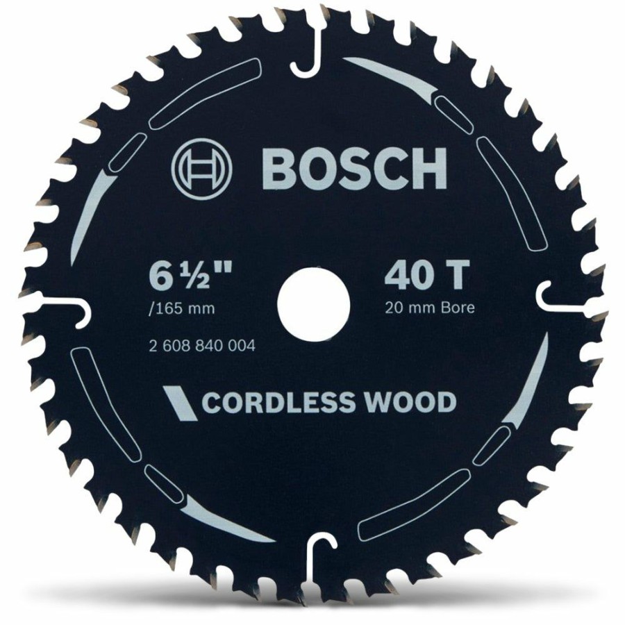 Home * | Brilliant Design Bosch 165Mm 40T Tct Circular Saw Blade For Wood Cutting Cordless Wood