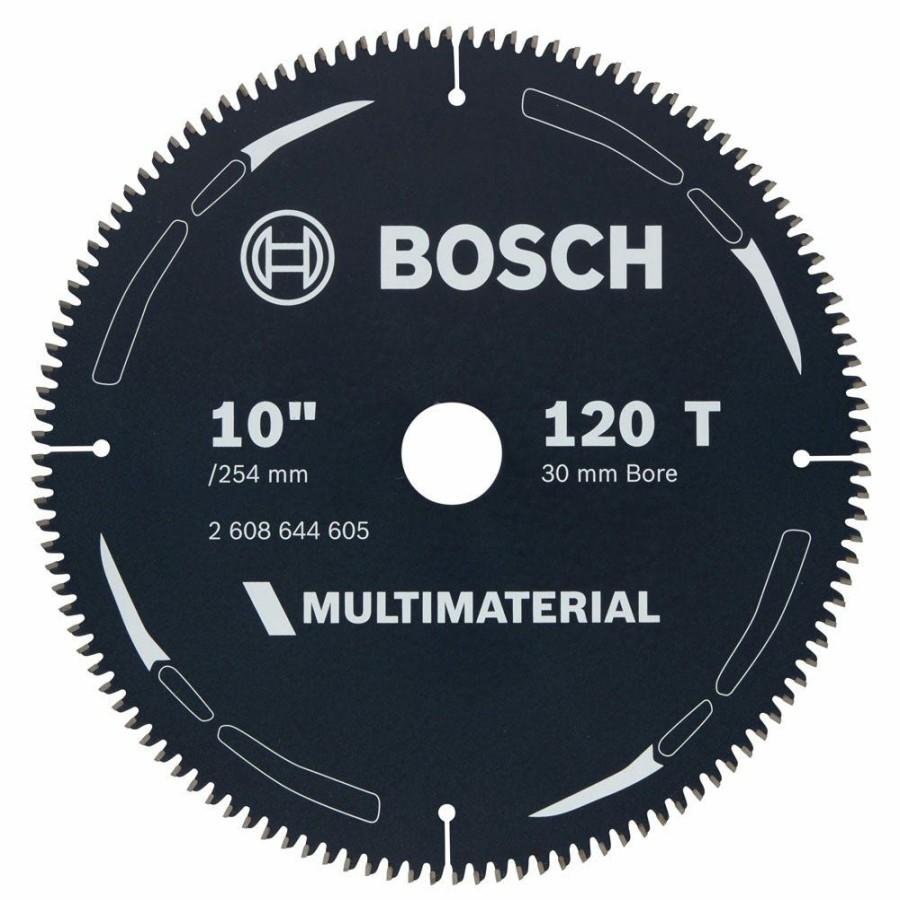 Home * | Fashionable Bosch 254Mm 120T Tct Circular Saw Blade For Multi-Purpose Cutting Multimaterial