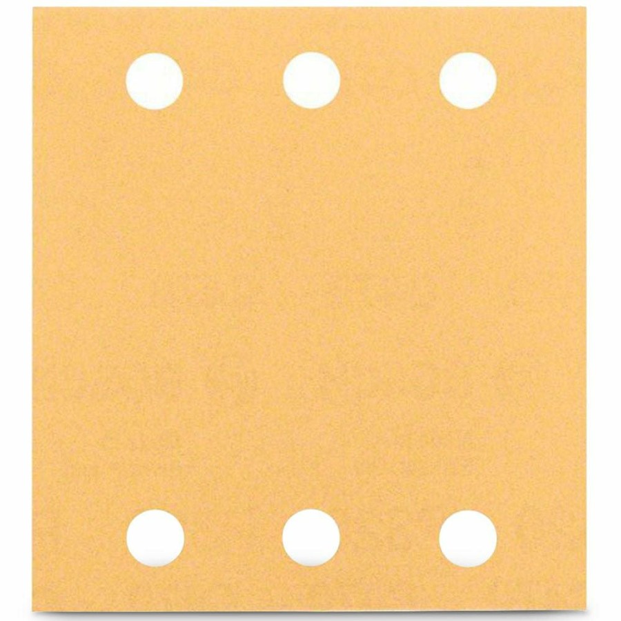 Home * | Discount Prices Bosch 115 X 107Mm 120-Grit 6-Hole Hook & Loop Sanding Sheet For Wood & Paint C470 10 Piece