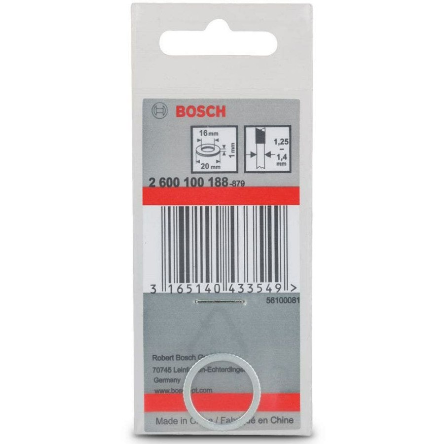 Home * | Best Price Bosch 20 X 16 X 1.0Mm Circular Saw Blade Reduction Bush