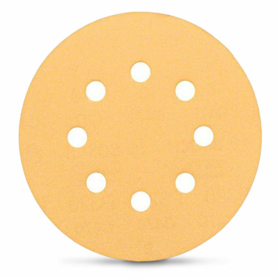 Home * | Typical Style Bosch 125Mm Mixed-Grit 8-Hole Hook & Loop Sanding Disc For Wood & Paint C470 6 Piece